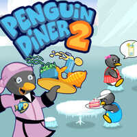 Penguin Diner 2,Penny the Penguin returns to Antarctica to serve up a feast! After a very successful stint in the Arctic, Penny decides to open up her own diner on home territory. Help Penny achieve her dream of owning the best diner in Antarctica. Play through 4 exciting locations, serving customers and earning prized-stars for Penny's Diner. This is round 2 of the hit game Penguin Diner... and it's bigger and better - guaranteed!